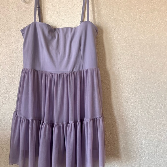 Blogilates Athletic Lavender Spaghetti Strap Dress - Picture 1 of 7